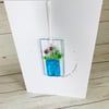 Beautiful fused glass keepsake cards for any occassions. 
