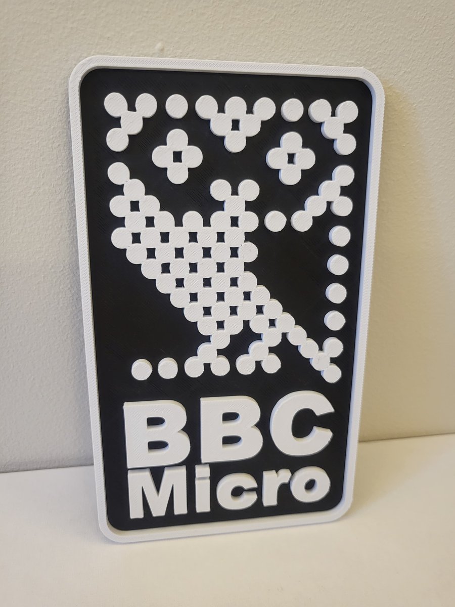 BBC Micro - Home Computer 3D Logo Sign Vintage Computing - Free Postage!