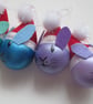 Rainbow Bunny Rabbit Christmas Tree Bauble Hanging Decorations Beautiful Bundle - Image 9