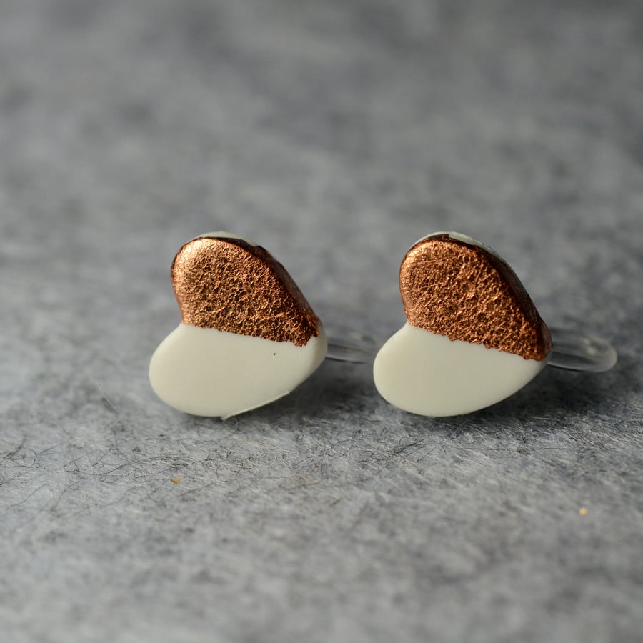 Polymer Clay Clip On Earrings 