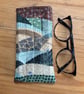 Countryside Print Quilted Fabric Glasses Case - Image 2
