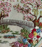 A pretty summer scene hand embroidered by me - Image 3