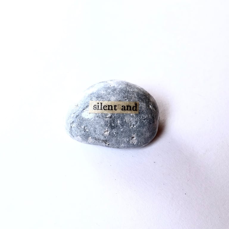 Tiny silence stone... Folklore Inspired Story Stone, cute ready to ship