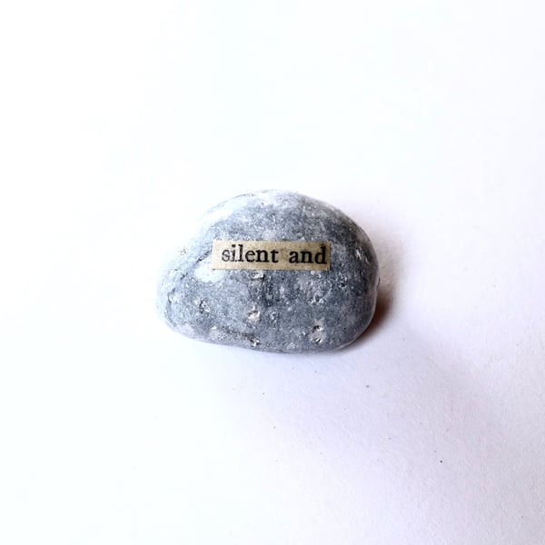 Tiny silence stone... Folklore Inspired Story Stone, cute ready to ship