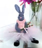 Little Pippa, Ballerina Rabbit, needle felted by Lily Lily Handmade - Image 1