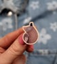 Armadillo wooden pin badge, gift for animal lover, cute brooch. - Image 1