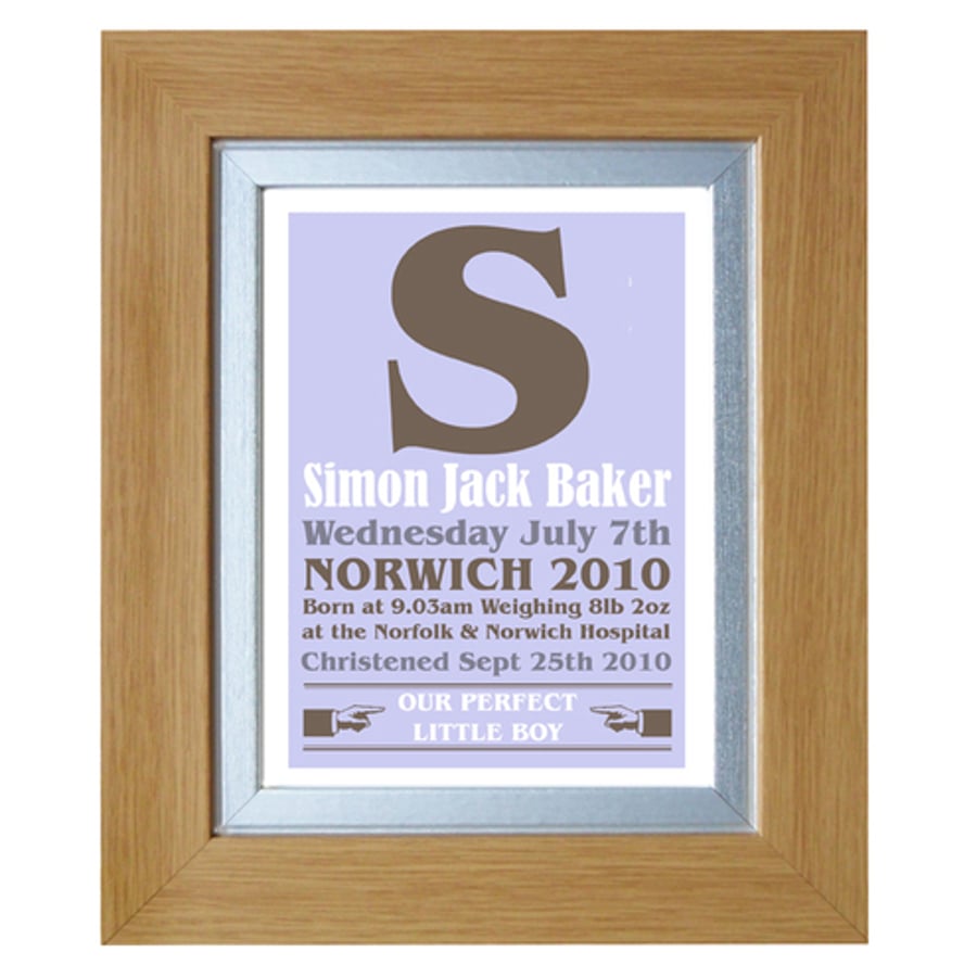 Personalised Name Print: "Poster" design