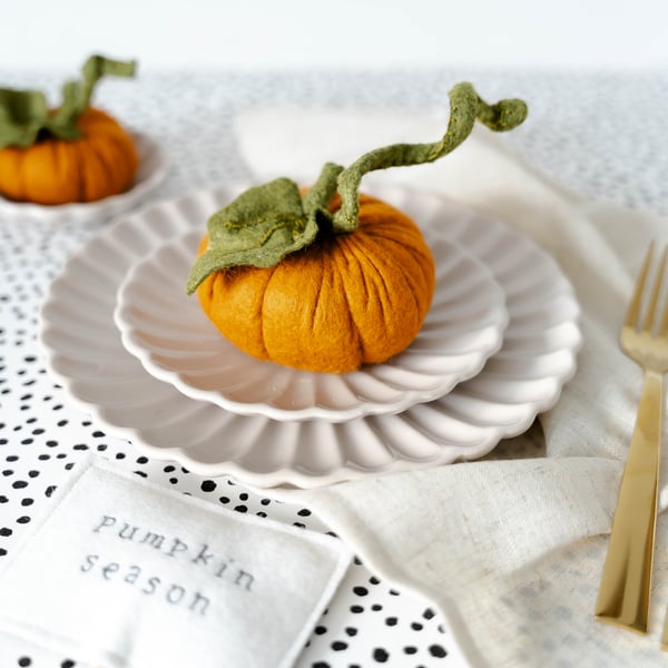Felt Pumpkin Decorations Felt Pumpkin Workshop