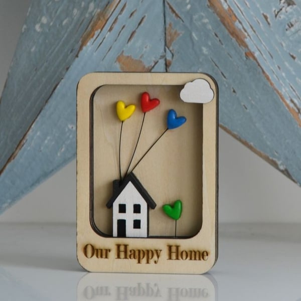 Our Happy Home Rainbow Heart House