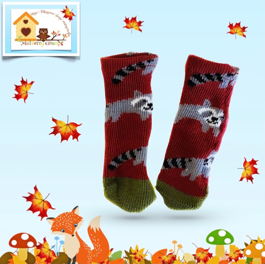 Racoon Socks 