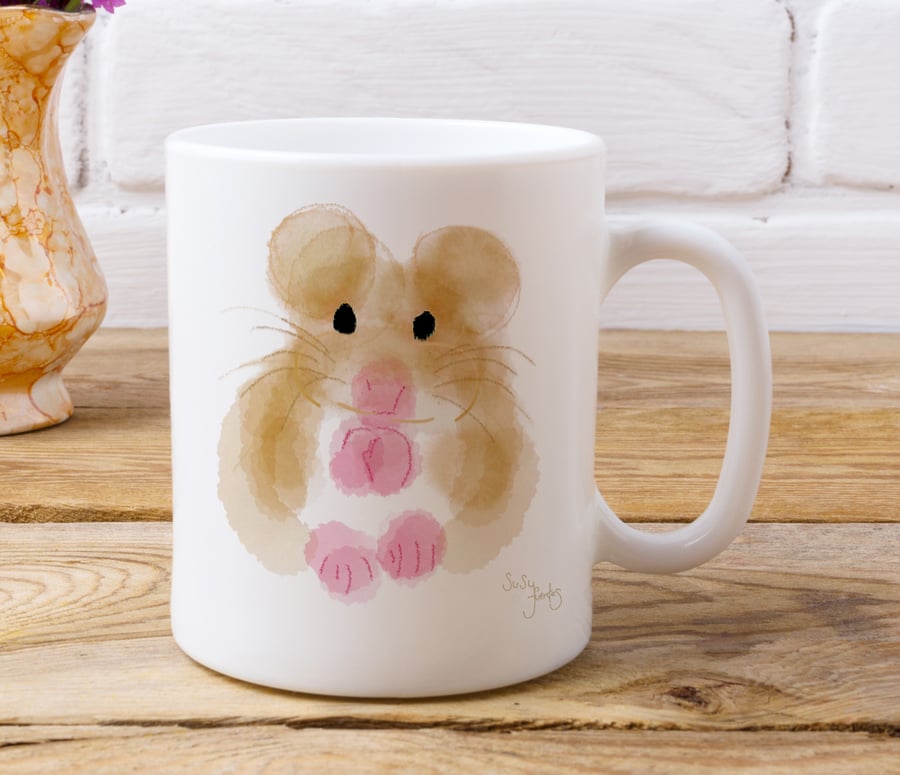 Pipsqueak Mug, Mouse Mug, Hamster Mug, Harvest Mouse Furry Friend Mug, Hamster 
