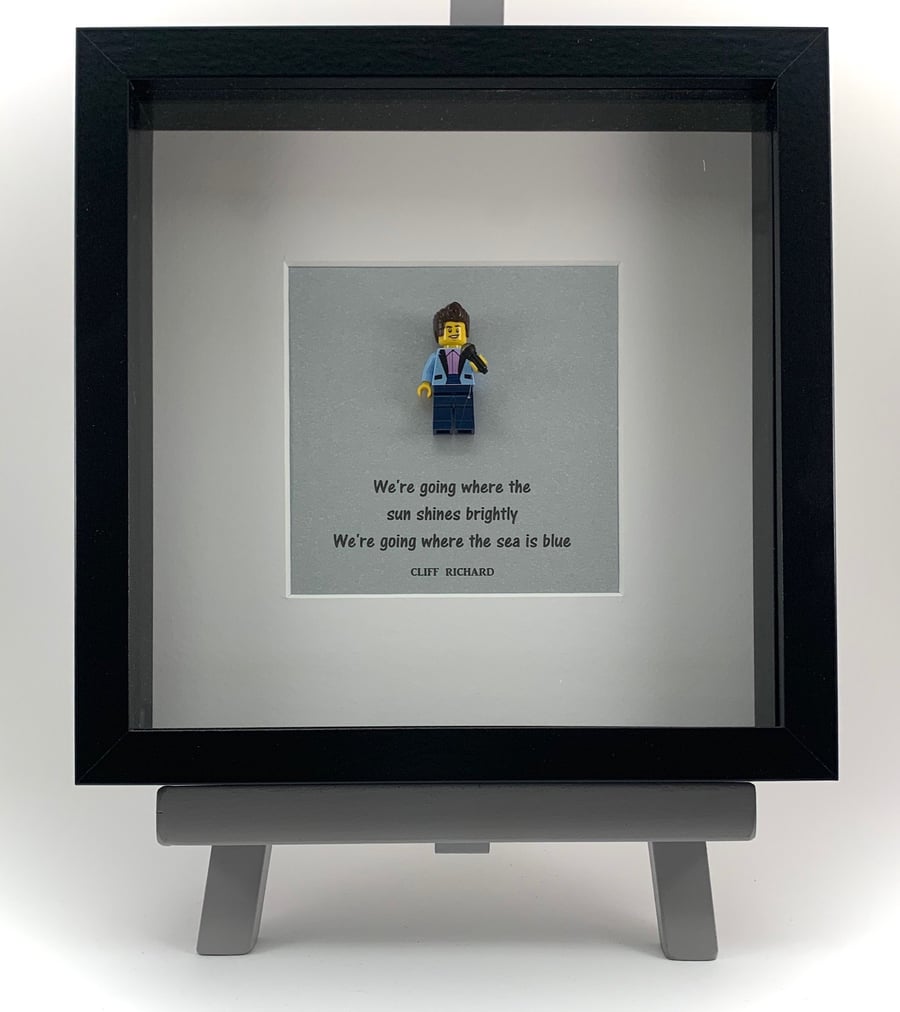 Cliff Richard mini Figure frame.