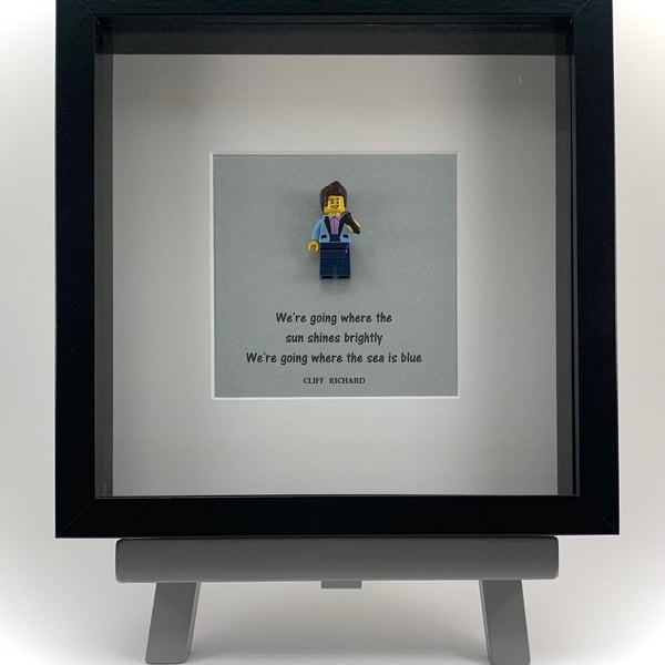Cliff Richard mini Figure frame.