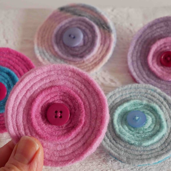wool brooch