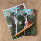 Stag Notebook and Card