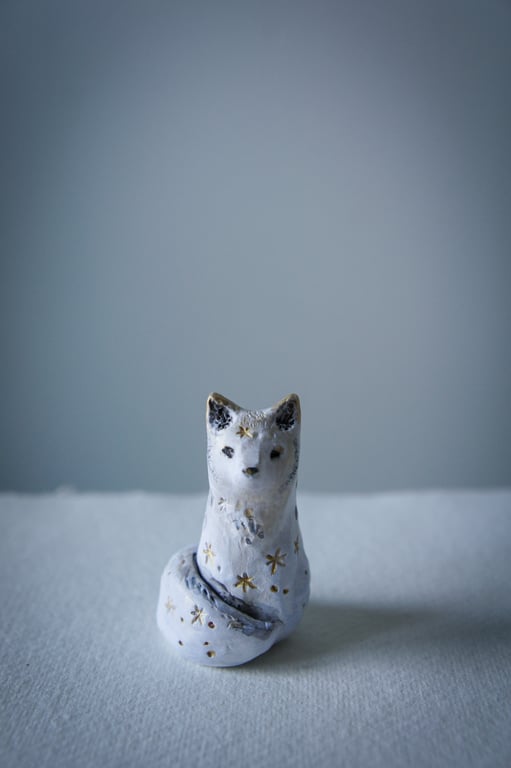 Arctic Fox Sculpture
