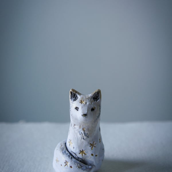 Arctic Fox Sculpture