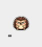 Funny Novelty Vinyl Sticker - Grumpy Hedgehog   - Image 1