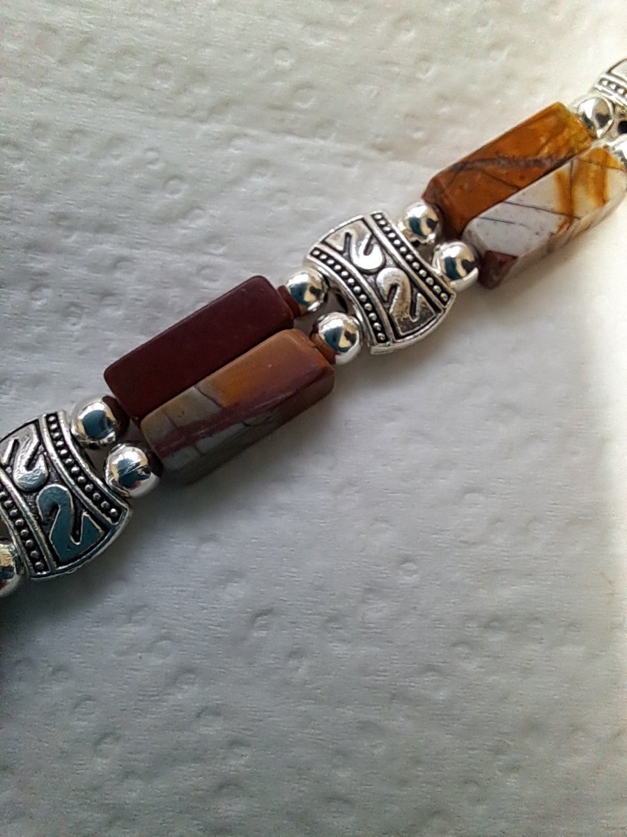 Beaded Leather Bracelet 