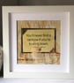 Handmade Framed Charlie Chaplin Quote: Inspirational Wall Art Gift - Image 7