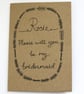 Personalised - Will you be my bridesmaid card - Image 3
