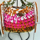 Handmade crochet handbag 