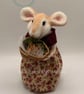 Needle Felted Mouse and Baby - Decoration