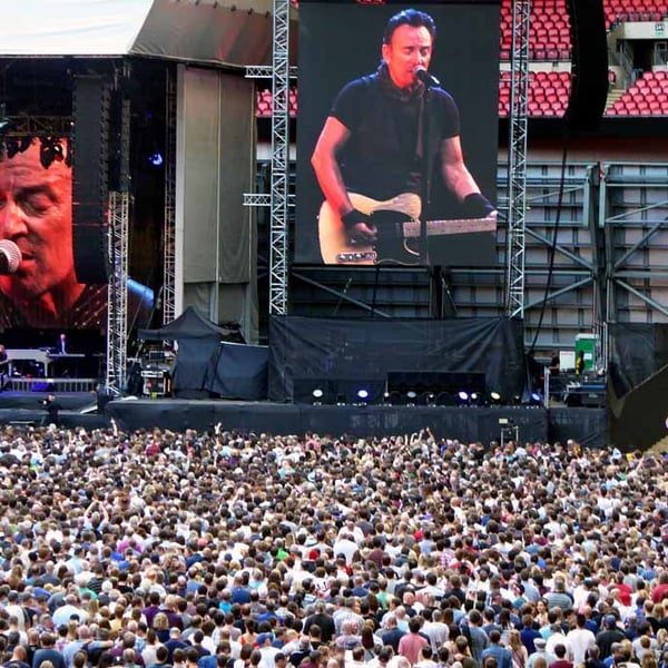 Bruce Springsteen Live At Wembley Stadium Photograph Print