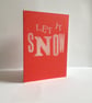 Letterpress Christmas Card pack (6 cards) - Image 1