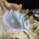 Sterling Silver Earrings with Freshwater Pearls 