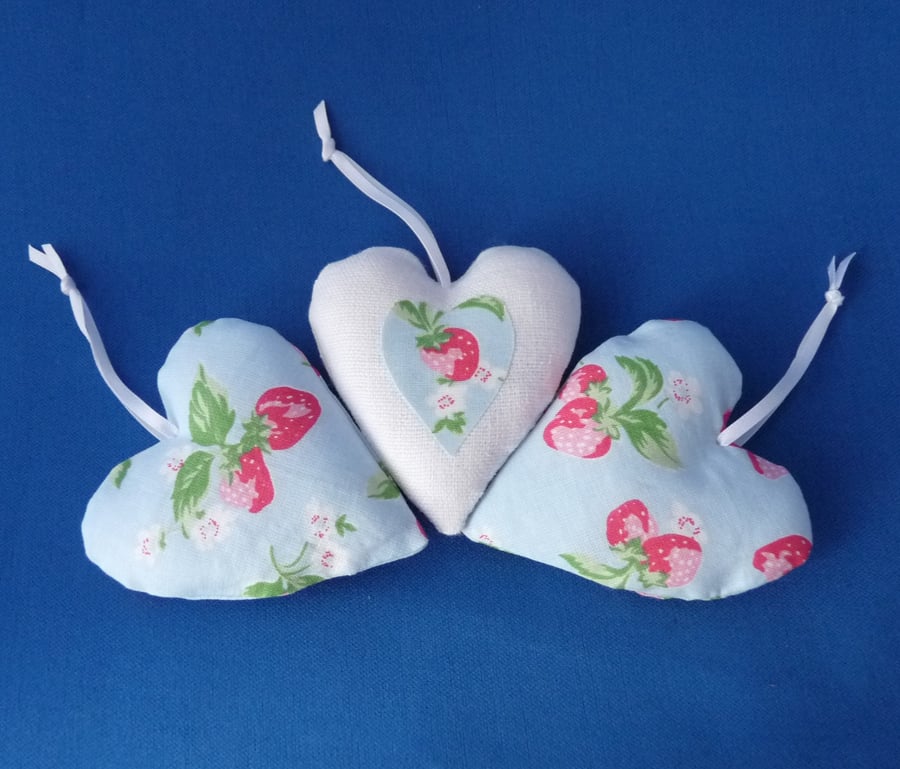  Strawberry Lavender Hearts