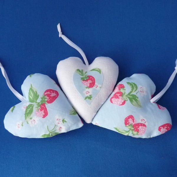  Strawberry Lavender Hearts