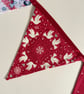 Large bunting with robins - glows in the dark - reversible  - Image 2