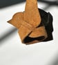 Upcycled Leather Hugging Bird Ring & Mantra Pouch - Image 7