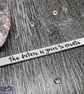 THE FUTURE IS YOURS TO CREATE Hand Stamped Cuff Bracelet - Image 3