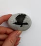 Raven Spirit Stone - Bird Silhouette