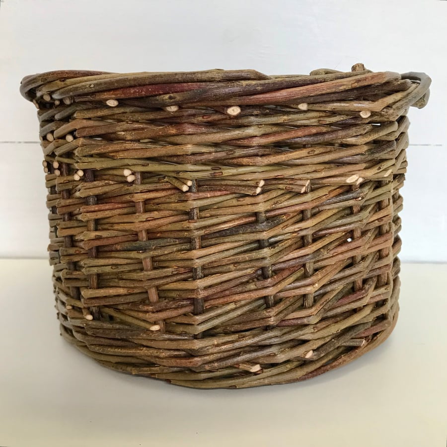 Basket - Willow Bread or Storage Basket - Handmade in Cornwall 698