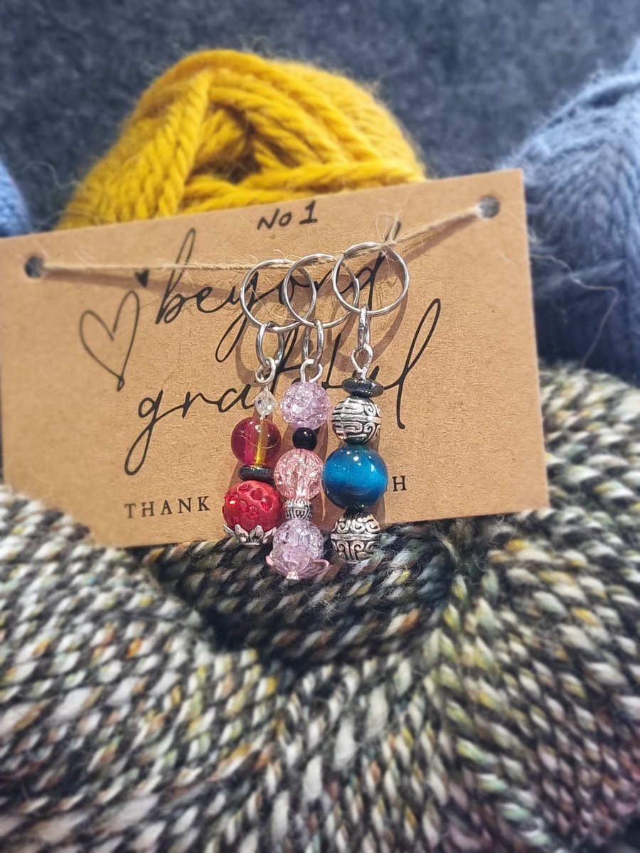 Beautiful beaded markers