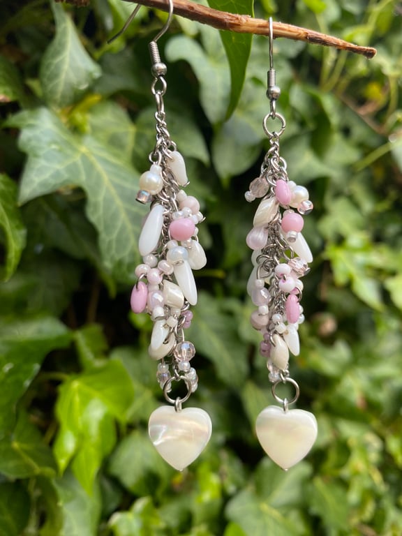 Mia - Coquette Heart Earrings 