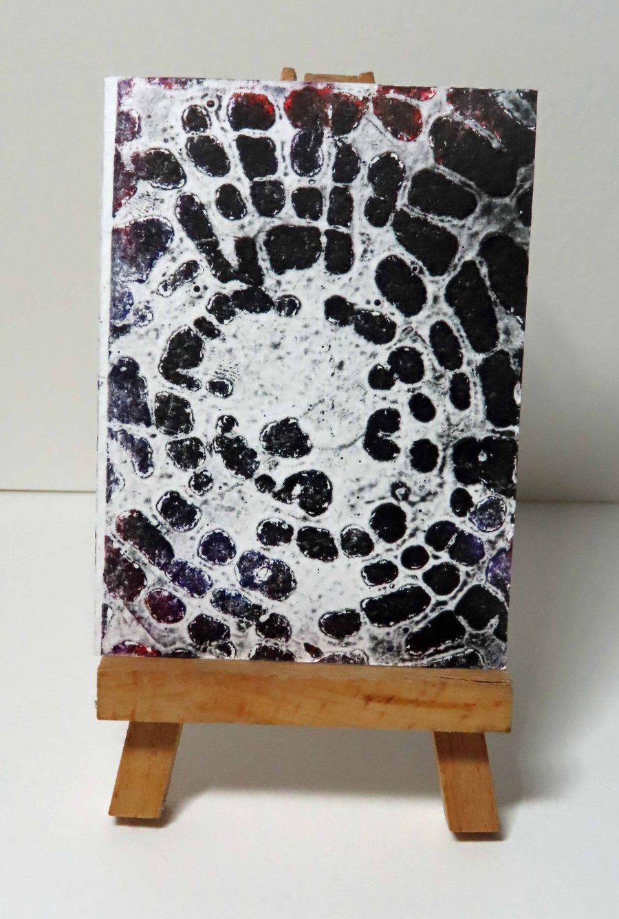 ACEO Entwine 6 Original Collagraph Print OOAK 