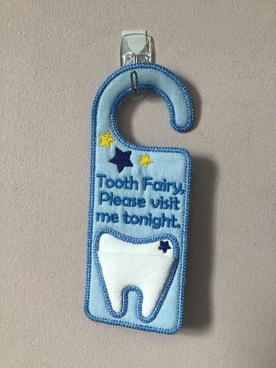 Tooth fairy door hanger