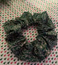 Green and Gold Christmas Scrunchie 