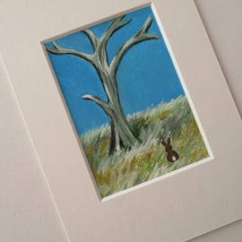 ACEO Rabbit aceo Winter