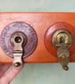Vintage Tape Measure Key and Letter Rack 19 - Image 3