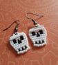 Skull Beadwork Earrings (1) - Image 2