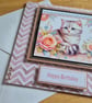 Handmade Cat Happy Birthday Greeting Card - Image 3