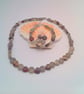 Jasper Heart and Glass Disc Beaded Jewellery Set, Gift for Her, Heart Jewellery - Image 10