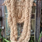naturally dyed cowl hood