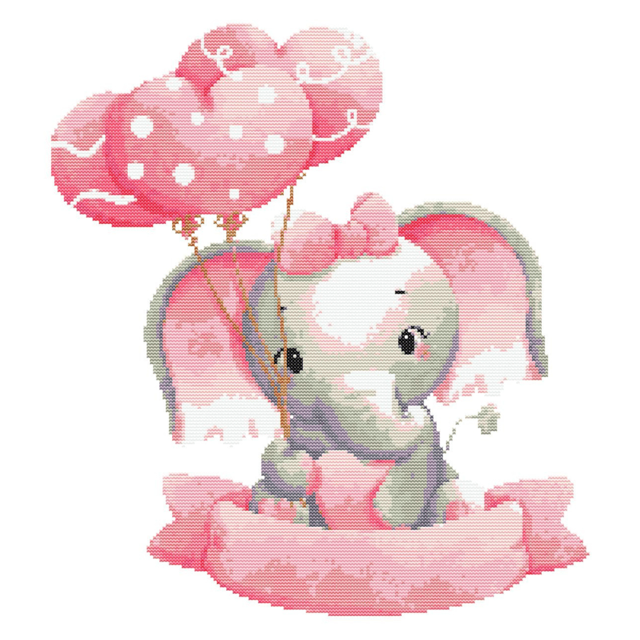 BABY GIRL - Cross Stitch Pattern - Cross Stitch Chart