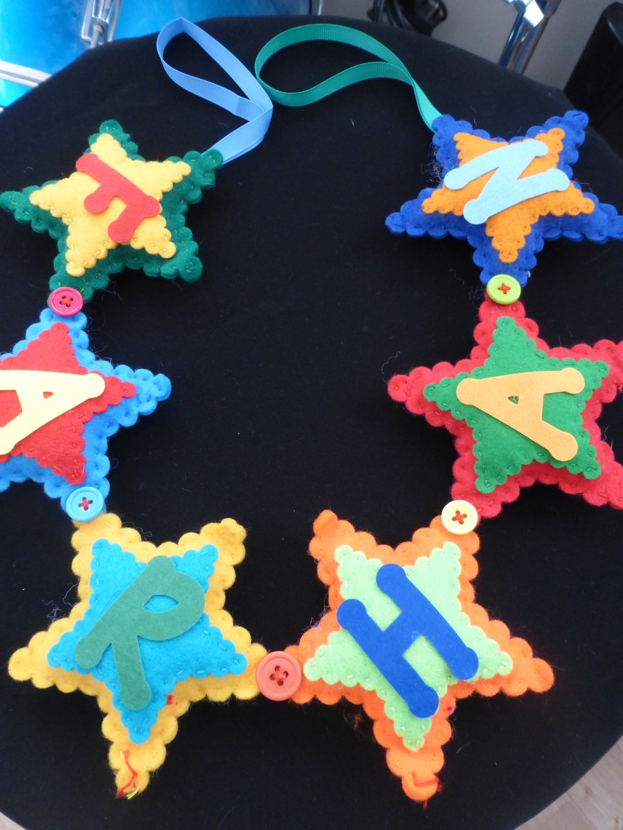 Personalised Name banner -  Stars